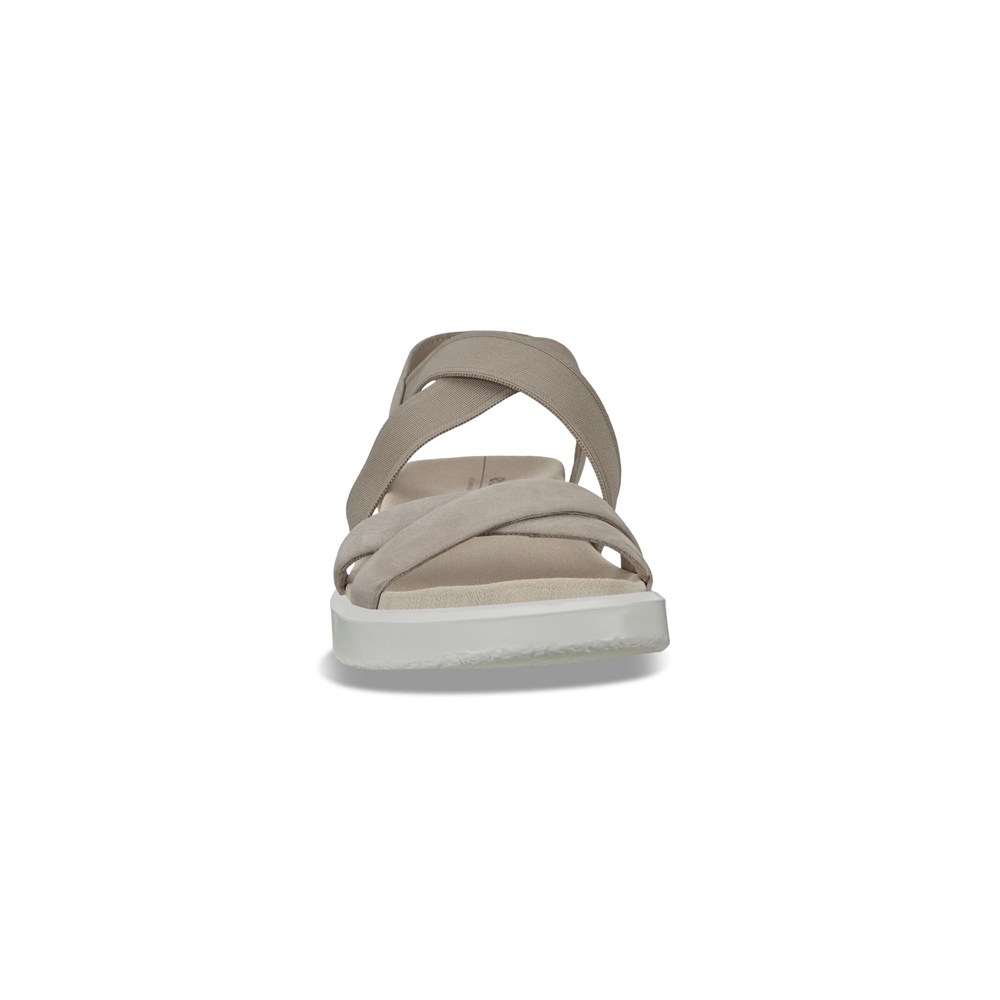 Sandalias Mujer - ECCO Flowt Flat Strappy - Grises - FGO214793